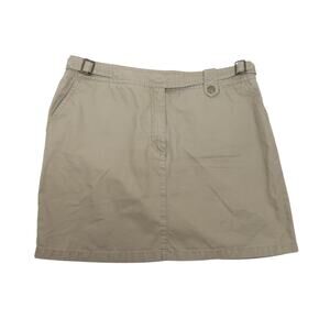 Vintage 90s The Limited Khaki Tan Chino Mini Skirt 12